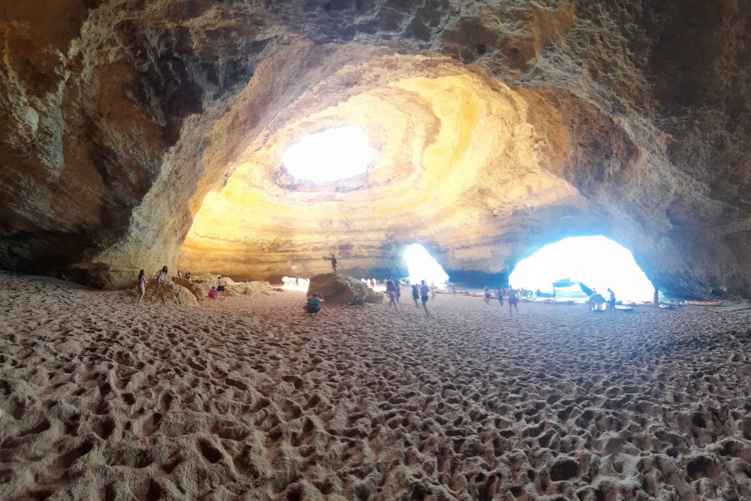 Benagil: Benagil Caves and Secret Spots Guided Kayaking Tour