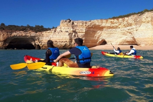 Benagil: Benagil Caves and Secret Spots Guided Kayaking Tour