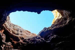 Benagil: Guidad kajaktur i Benagils grottor och hemliga platser