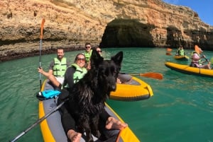 Benagil: Benagil Caves Guided Kayak Tour with Free 4K Photos