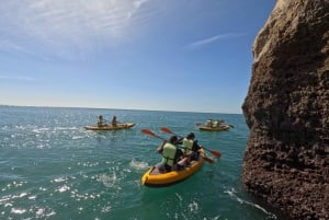 Benagil: Benagil Caves Guided Kayak Tour with Free 4K Photos