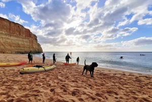 Benagil: Marinha and Benagil Caves Guided Kayaking Trip