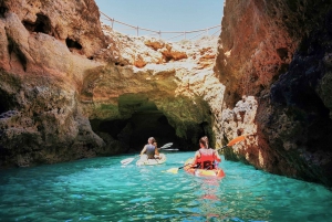 Benagil: Marinha and Benagil Caves Guided Kayaking Trip
