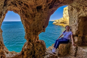 Da Lisbona: Grotte di Benagil e tour privato dell'Algarve