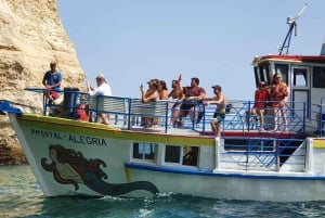 Portimão: Benagil Caves and Coast Boat Tour with Swim Stop