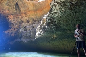 Benagil: Guided Kayak Tour in the benagil cave and remaining