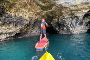 Benagil: Guided Kayak Tour in the benagil cave and remaining