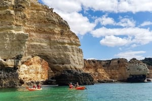 Benagil: Excursión guiada en Kayak a la Playa de la Cueva de Benagil