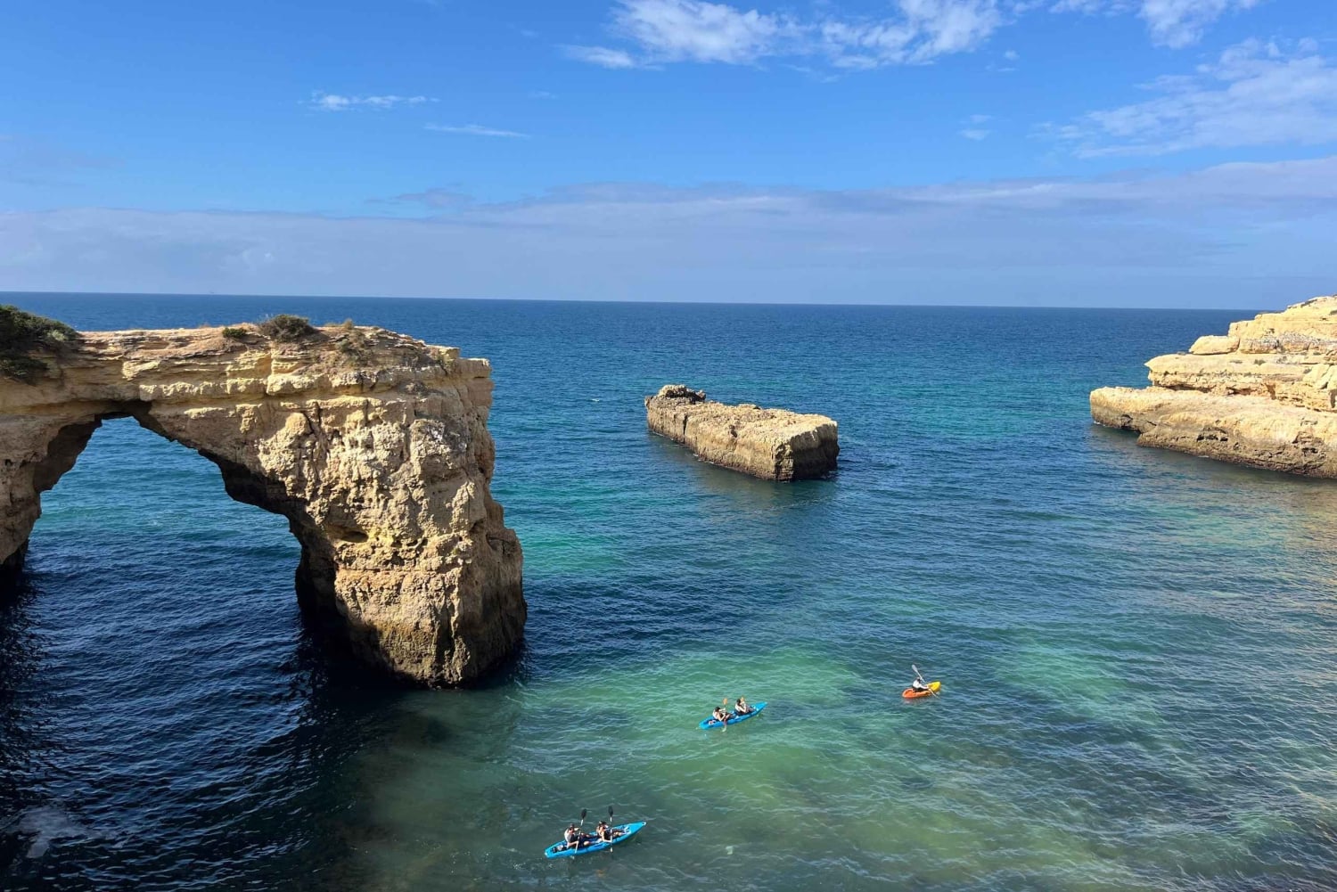 Wycieczka kajakowa do Benagil: jaskinie Benagil, Marinha i Albandeira
