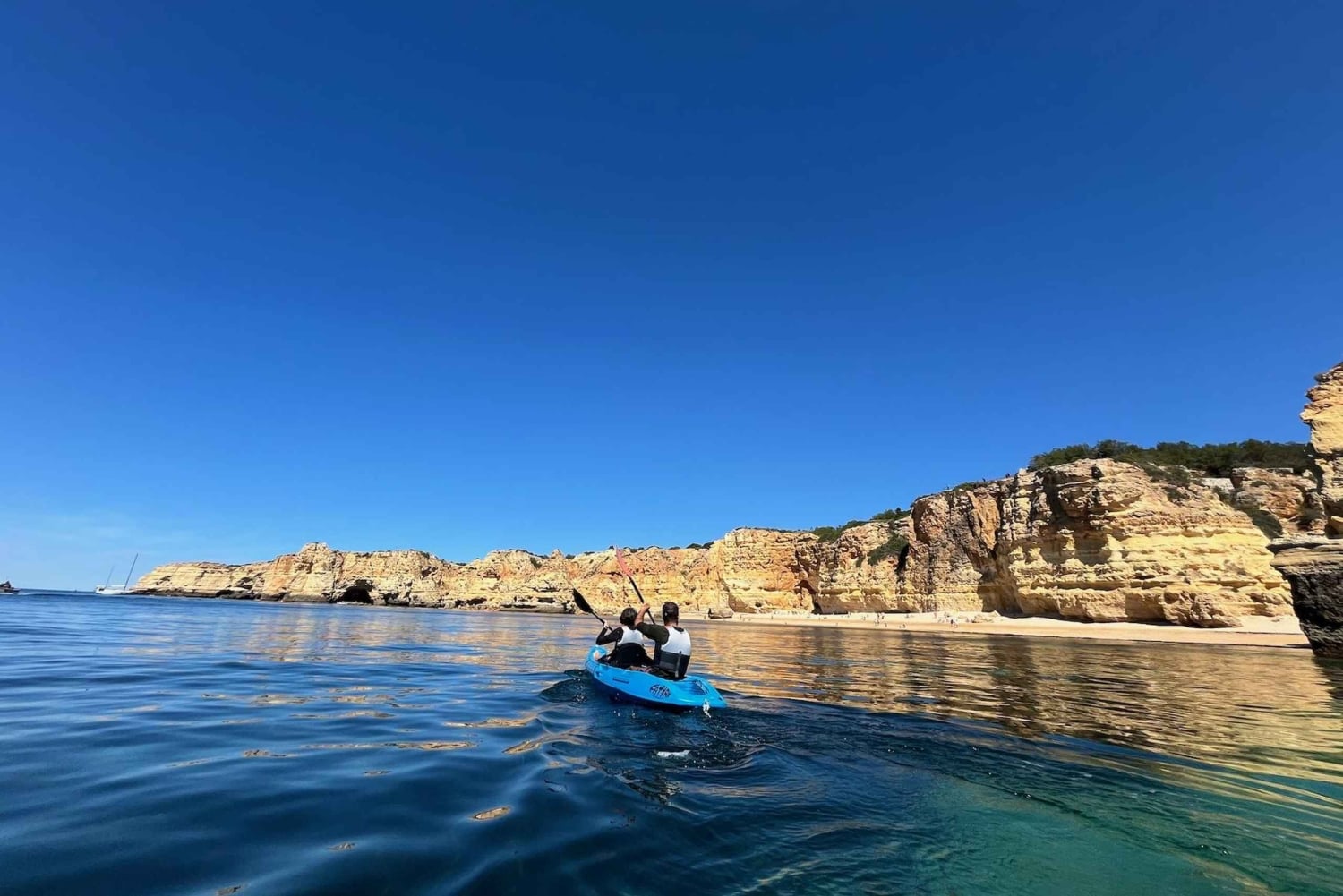 Wycieczka kajakowa do Benagil: jaskinie Benagil, Marinha i Albandeira