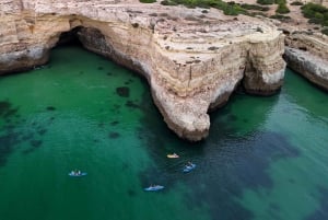 Wycieczka kajakowa do Benagil: jaskinie Benagil, Marinha i Albandeira