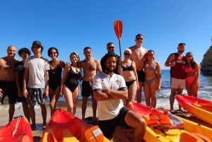 Benagil: Kajaktur till Benagilgrottorna – liten grupp