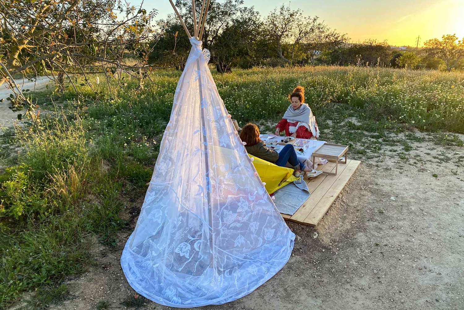 Carvoeiro, Portimão, Lagos: Piquenique romântico na vinha no Algarve