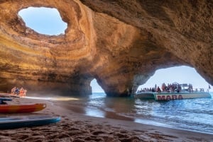 Catamaran cruise: Grotten en kustlijn naar Benagil