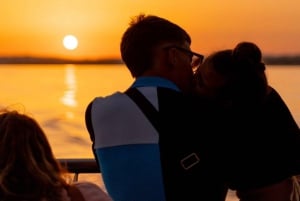 Algarve: Catamaran Sunset Tour with DJ and Welcome Drink