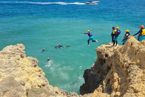 Albufeira: Guided Coasteering Tour with Cliff Jumping