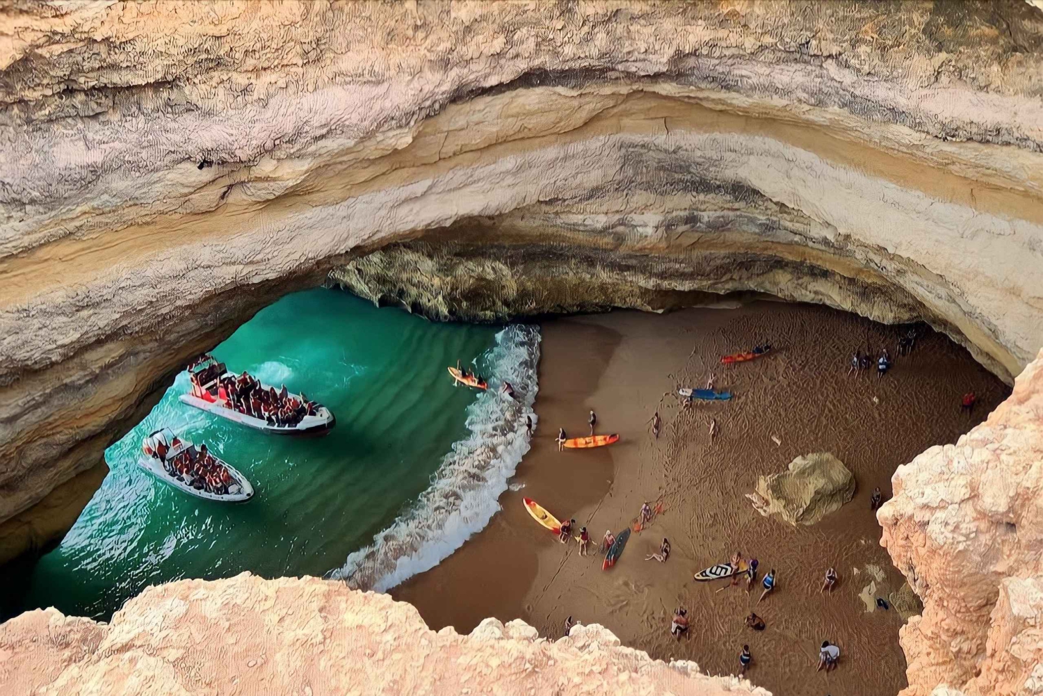 Discover Benagil Caves on a Guided paddle-boarding Tour