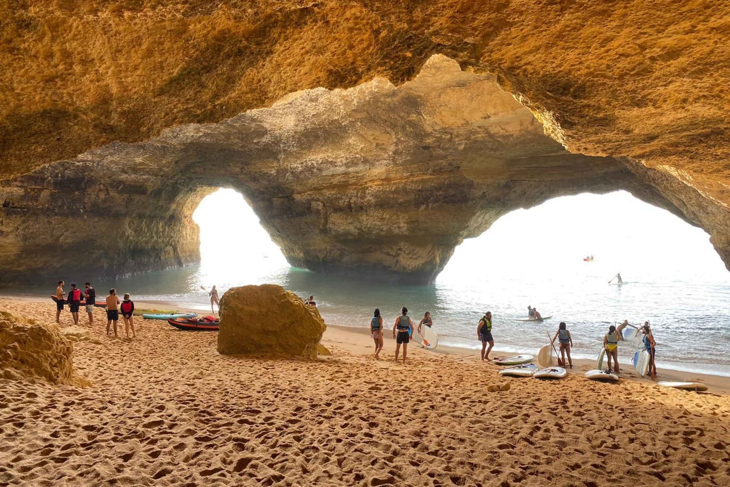 Discover Benagil Caves on a Guided paddle-boarding Tour