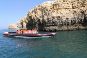 Safari de golfinhos e passeio às grutas em Vilamoura