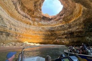 Utforska Benagil, Ponta da Piedade och delfiner i Algarve