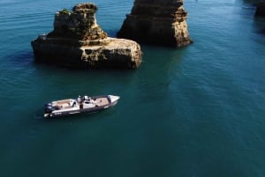Utforska Benagil, Ponta da Piedade och delfiner i Algarve