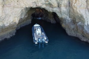 Utforska Benagil, Ponta da Piedade och delfiner i Algarve