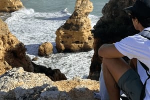 Von Faro aus: Benagil, Algar Seco, Praia Marinha, 7-Täler-Tour