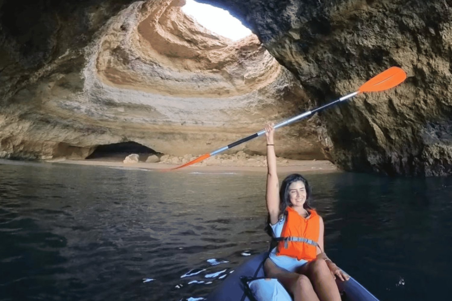 De Faro: caiaque na gruta de Benagil, Algar Seco e Carvoeiro
