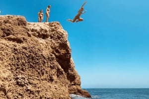 Da Faro: kayak nella grotta di Benagil, Algar Seco e Carvoeiro