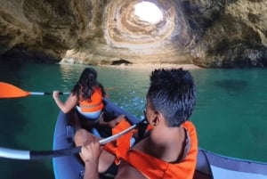 Da Faro: kayak nella grotta di Benagil, Algar Seco e Carvoeiro