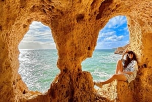 Da Faro: kayak nella grotta di Benagil, Algar Seco e Carvoeiro