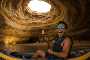 Da Faro: kayak nella grotta di Benagil, Algar Seco e Carvoeiro
