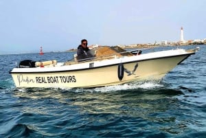 Faro: 6-godzinny rejs wycieczkowy łodzią Pudim Real Boat Tour do Ria Formosa