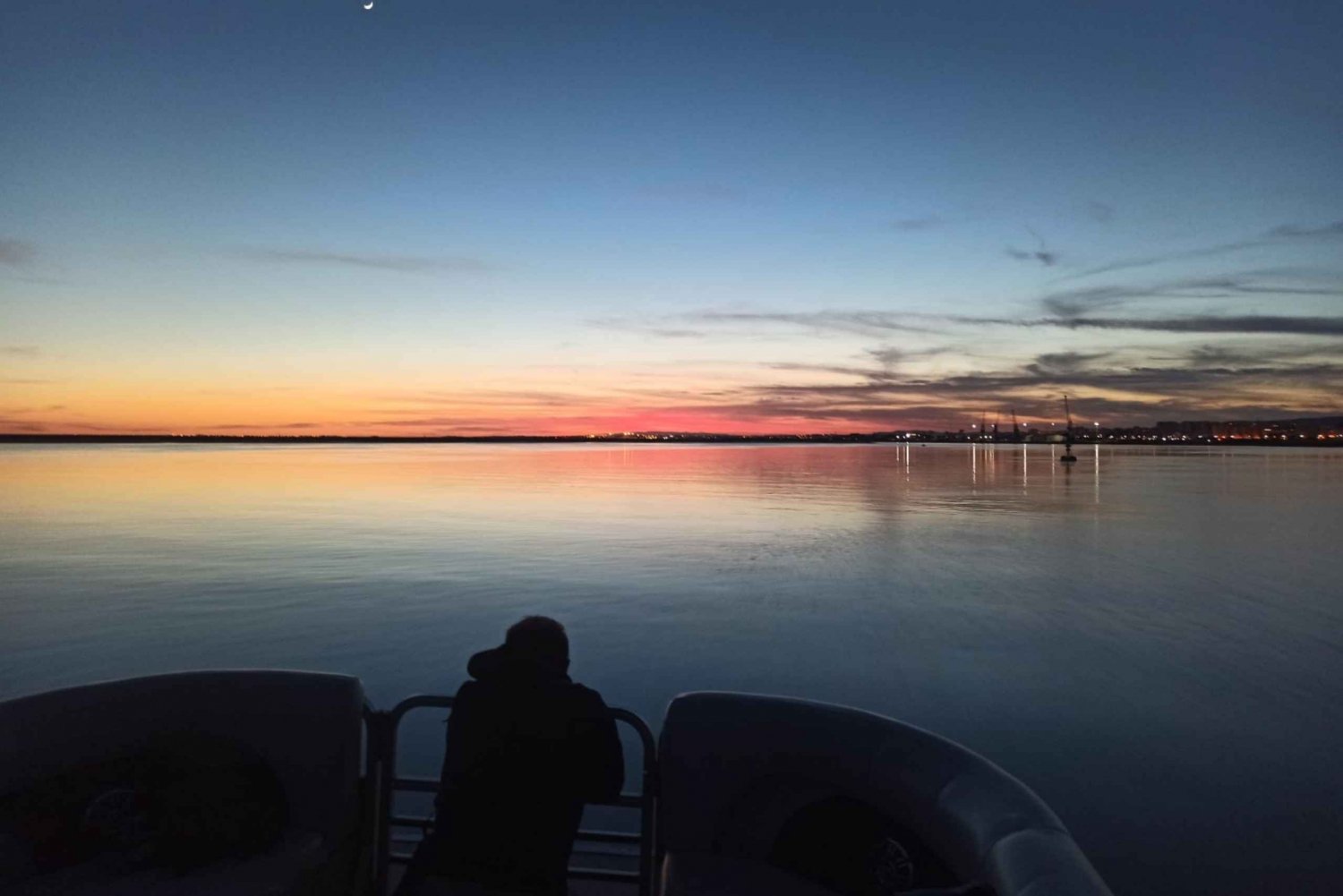 Faro: Passeio de barco pela Ria Formosa ao pôr do sol com duração de 1 hora