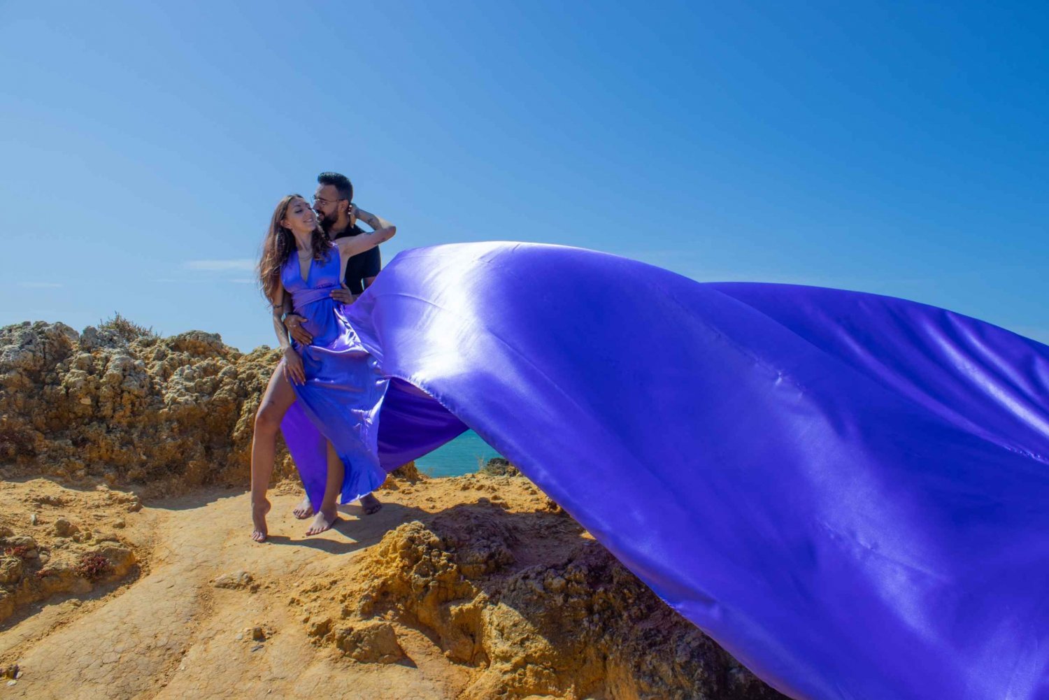 Flygande klänning Algarve - Upplevelse för par