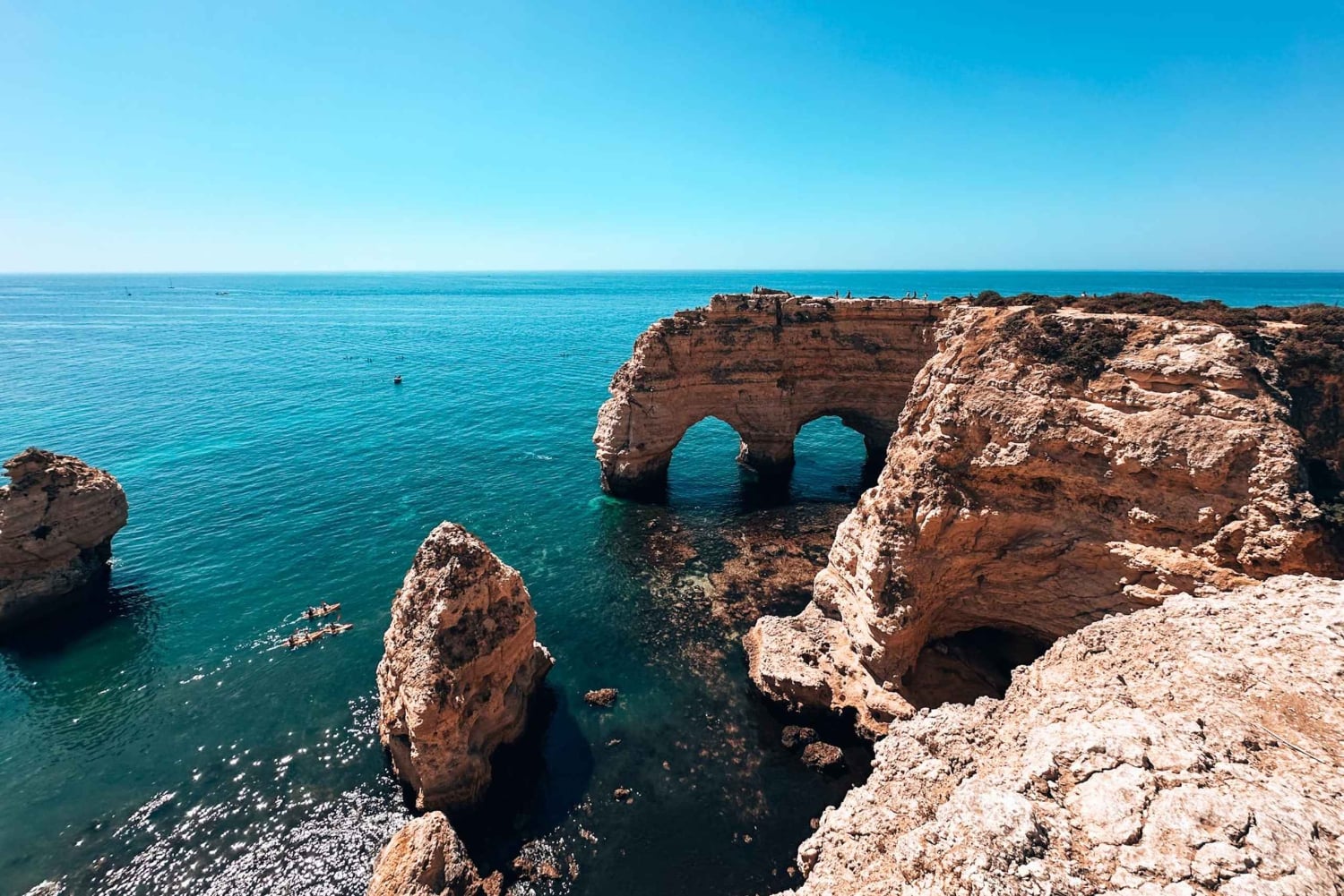 Desde Albufeira: Excursión guiada a los 7 Valles Colgantes con recogida