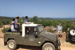 from Albufeira: Algarve Sunset Jeep Safari with Wine