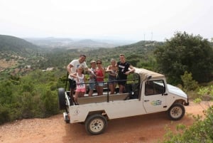 Da Albufeira: Tour in jeep al tramonto dell'Algarve con degustazioni