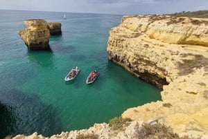 From Albufeira: Benagil Caves and Dolphins Guided Boat Tour