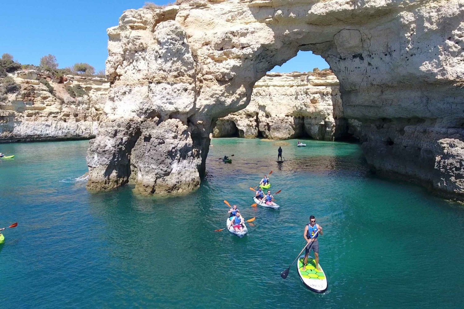 Da Albufeira: Tour delle grotte nascoste di Benagil in kayak
