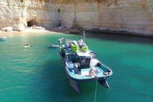 From Albufeira: Benagil Hidden Caves Tour by Kayak