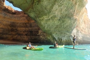 From Albufeira: Benagil Hidden Caves Tour by Kayak