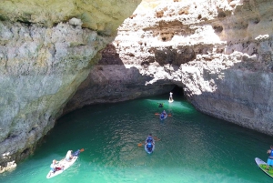 From Albufeira: Benagil Hidden Caves Tour by Kayak