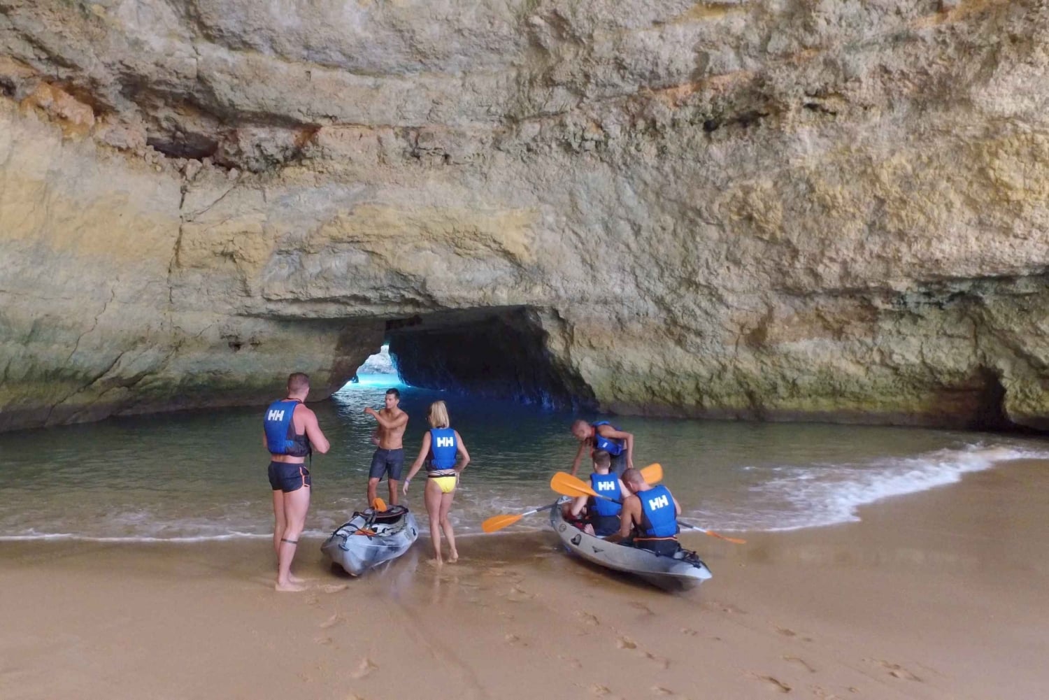 De Albufeira: Passeio de caiaque às grutas escondidas de Benagil
