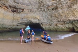De Albufeira: Passeio de caiaque às grutas escondidas de Benagil