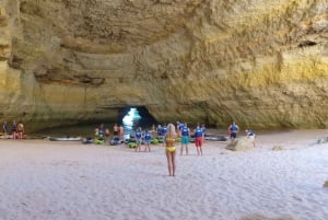 De Albufeira: Passeio de caiaque às grutas escondidas de Benagil