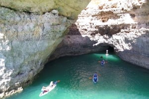 De Albufeira: Passeio de caiaque às grutas escondidas de Benagil