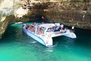 Albufeira: Catamaran Cruise with BBQ & Open Bar on the Beach