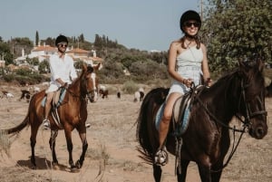 From Albufeira: Horse Riding Tour with Pickup