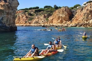 Albufeira Marina: Benagil Cave to Marinha Beach Kayak Tour